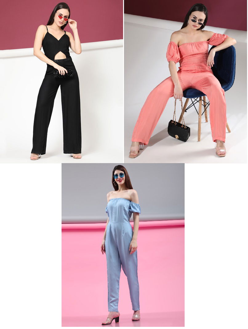 Ms 007 Party Wear Western Jumpsuit Catalog